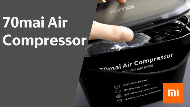 70MAI Air Compressor - автомобильный компрессор для подкачки шин с автоматическим отключением