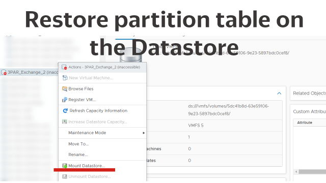 Restoring a datastore in vCenter: A Step-by-Step Guide