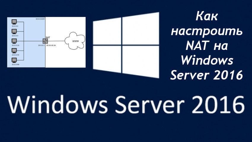 Настройка NAT в Windows Server 2016