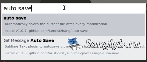 Find the auto-save plugin
