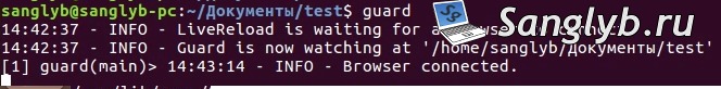 Browser connected