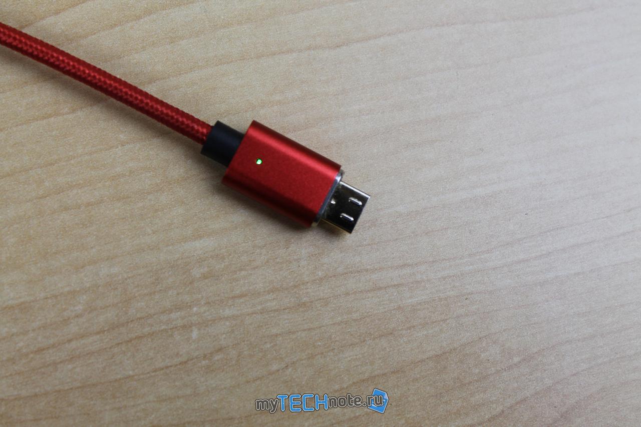 Стоит ли покупать магнитный кабель micro usb? На кабеле есть светодиод, горит - постоянно