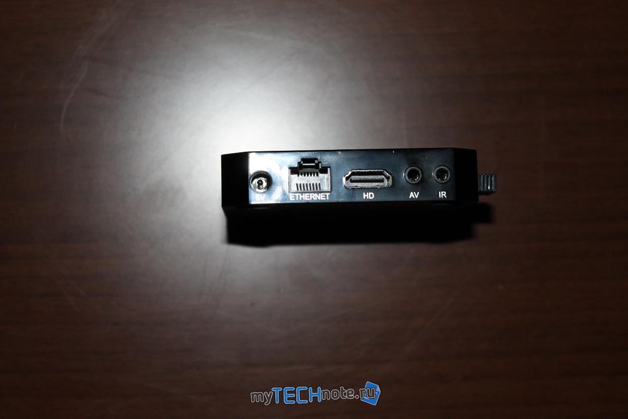 X96 mini – обзор очень дешевого Android TV бокса - одна сторона с портами