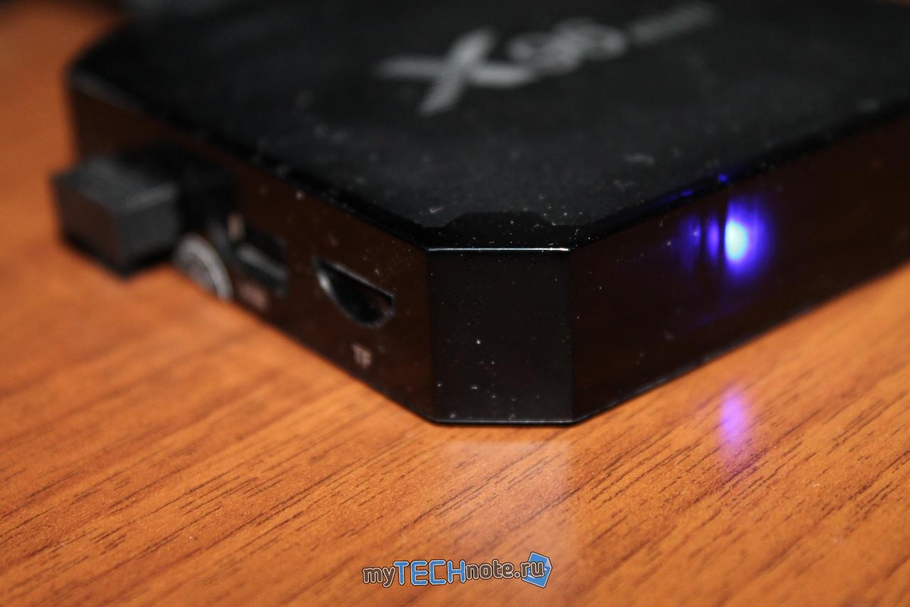 X96 mini – обзор очень дешевого Android TV бокса - лицевая сторона