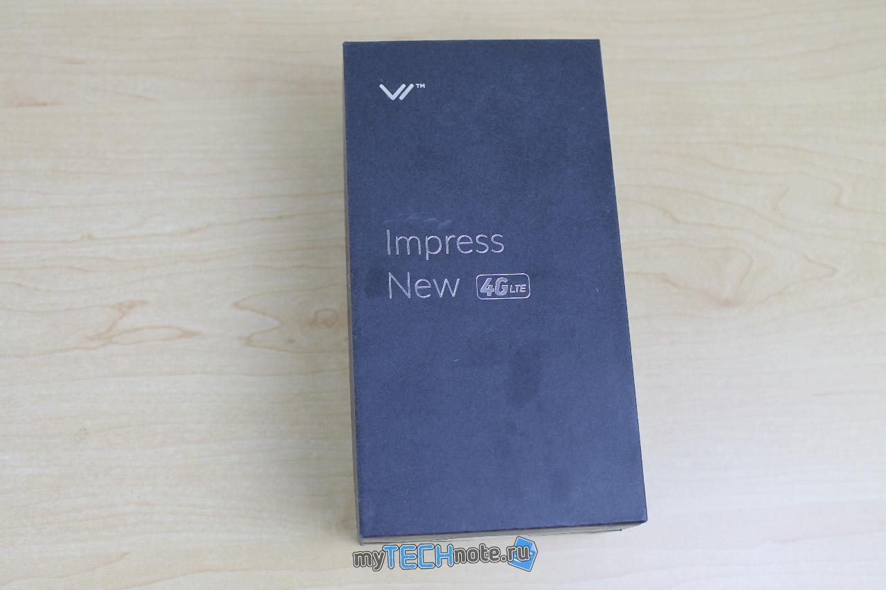 Не вздумайте покупать этот смартфон. Vertex Impress New - честный обзор - коробка - обычная, не примечтальная