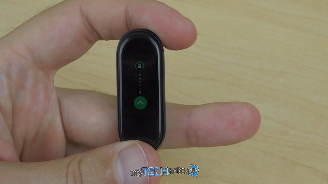 Xiaomi Mi Smart Band 4 – обзор - блокировку экрана оставили