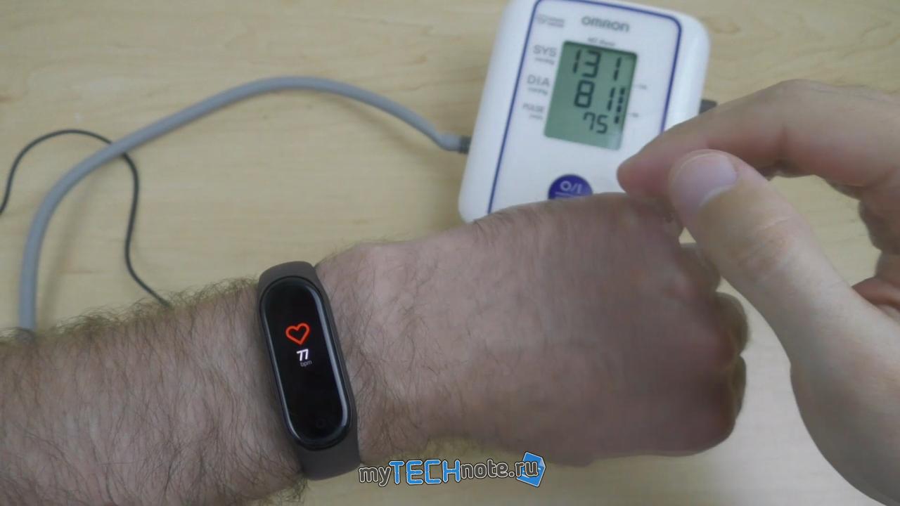 Xiaomi Mi Smart Band 4 – обзор - датчики работают довольно точно. Прверено!
