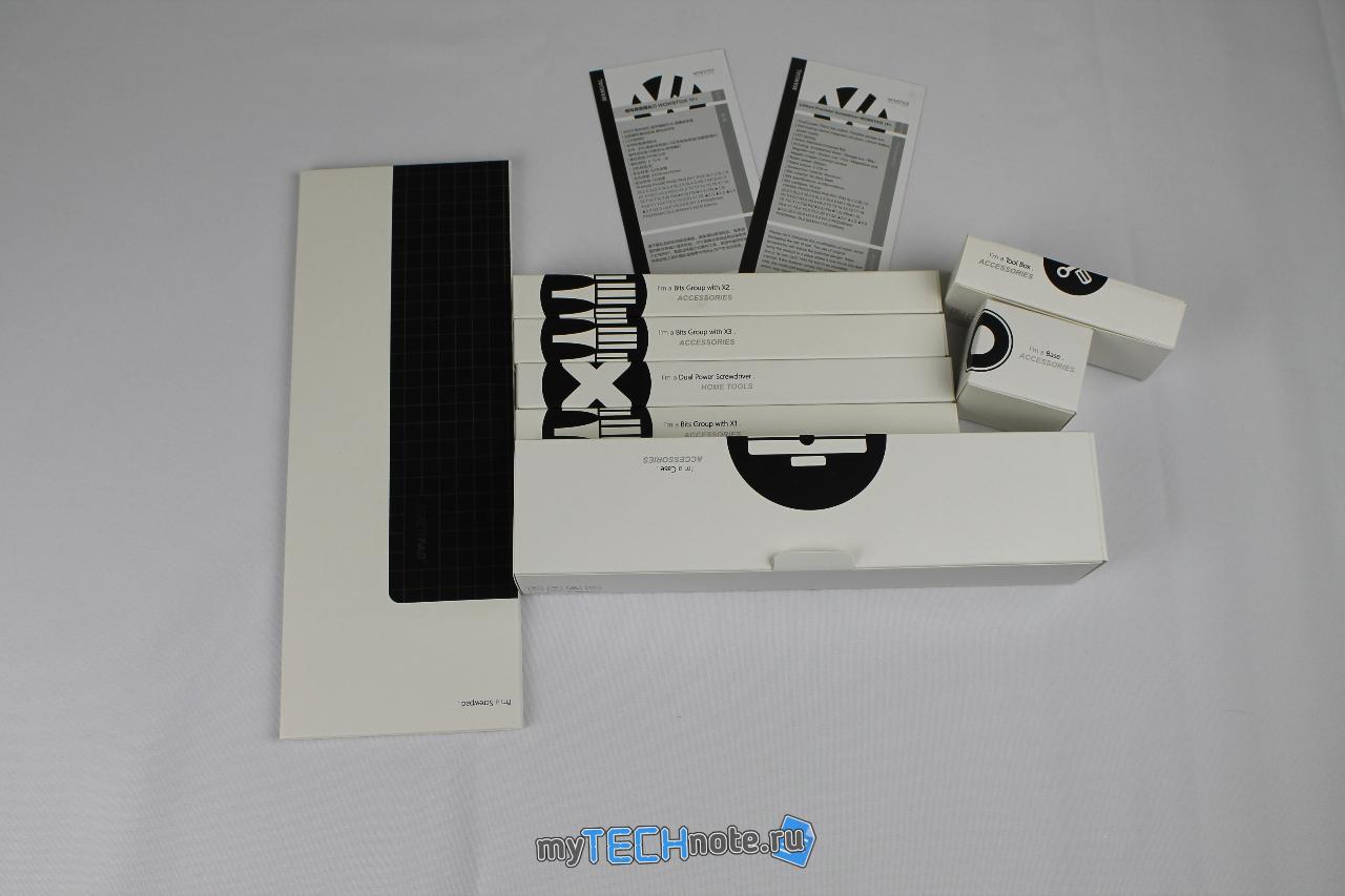 Wowstick 1f+ - электро отвёртка от Xiaomi - комплектация