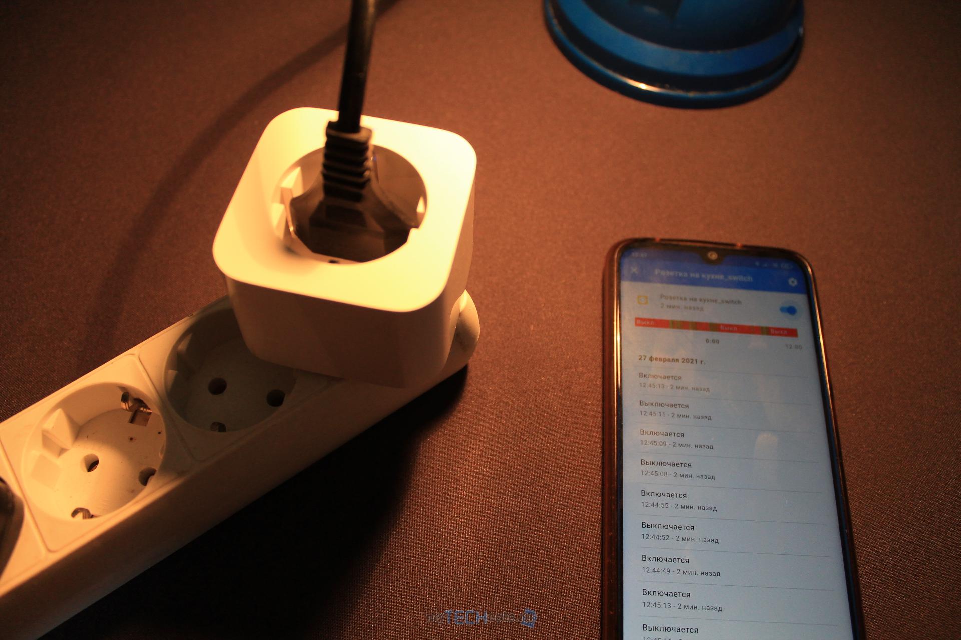 Умная розетка Xiaomi Mi Smart Plug ZNCZ04LM - внешний вид розетки