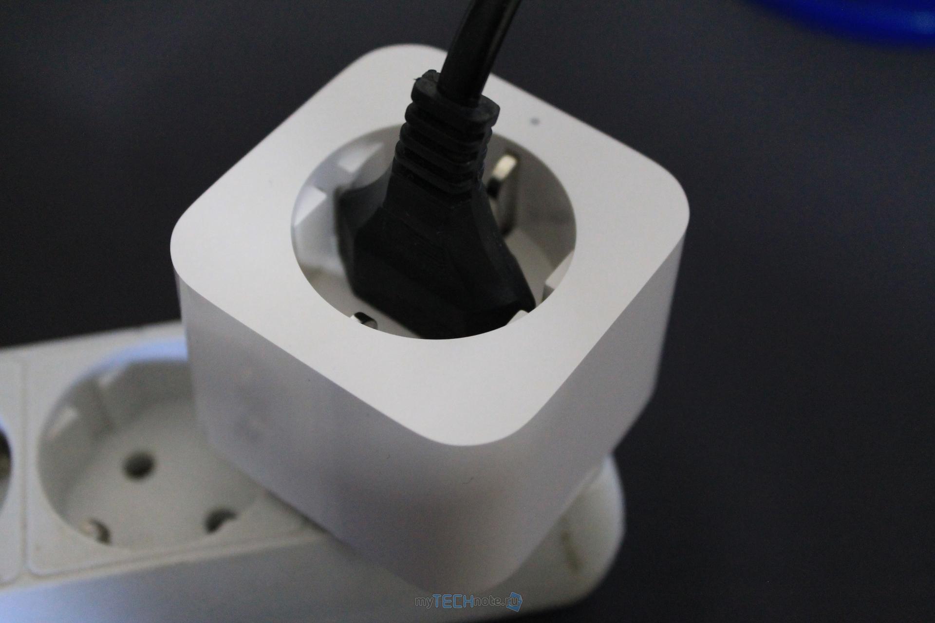 Умная розетка Xiaomi Mi Smart Plug ZNCZ04LM - внешний вид розетки