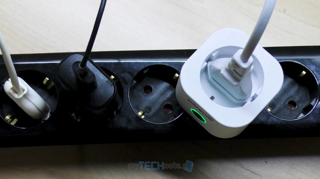 Умная розетка Perenio Power Link PEHPL01, мне понравилось, но... - может загораживать соседние порты